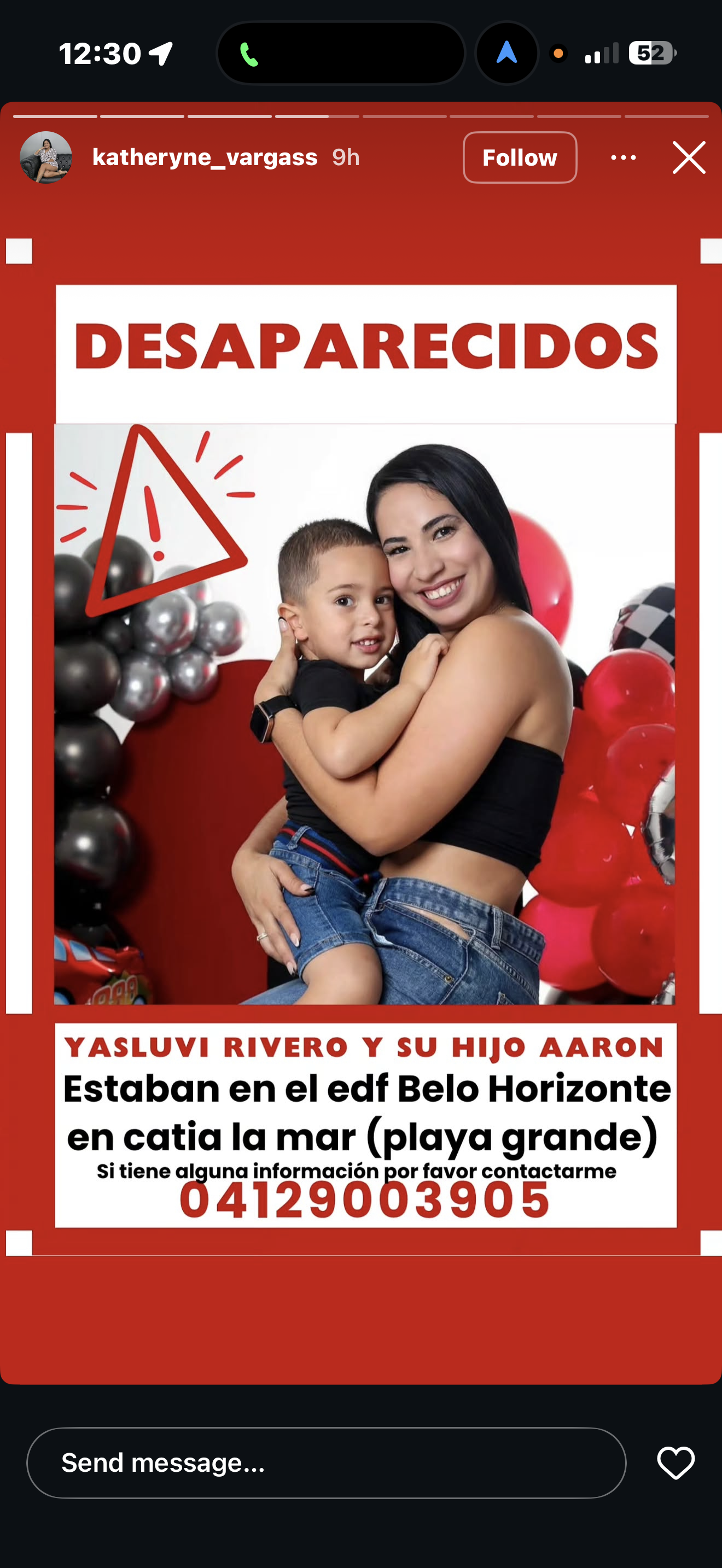 Yasluvi Rivero y Aaron Sanchez